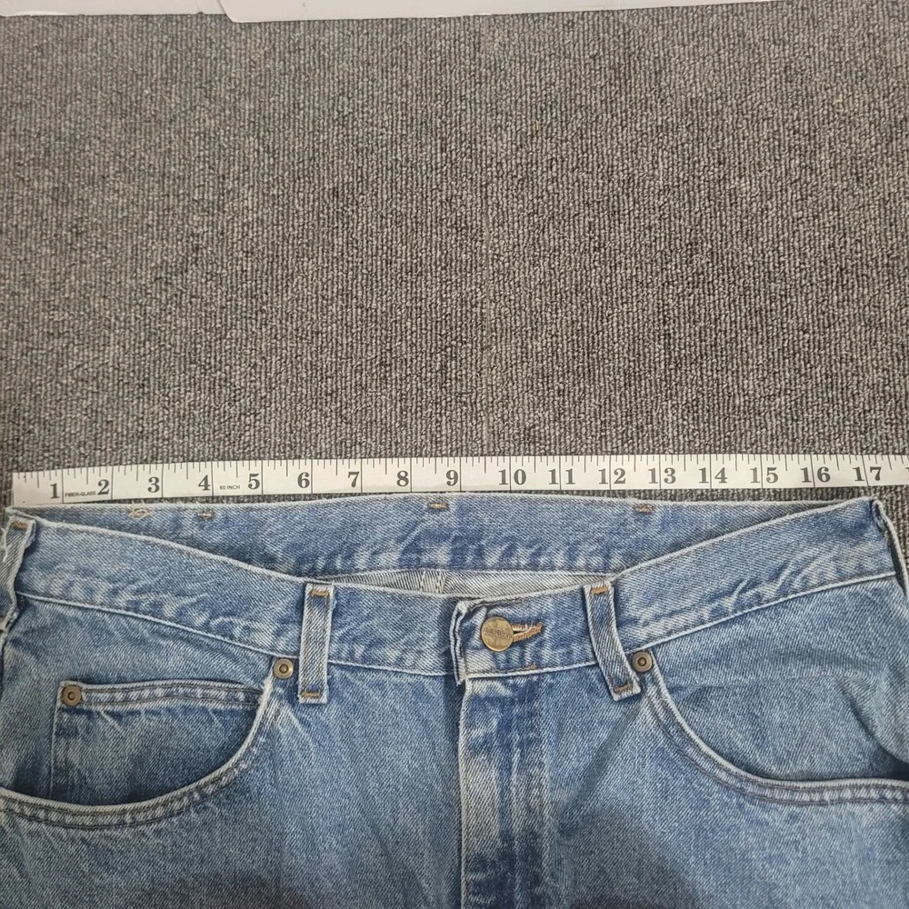 L.L. Bean 36x30 Double L Jeans Mens Vintage Made in USA Light Wash Straight Leg